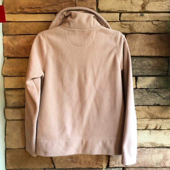 Calvin Klein pale pink full zip fleece jacket Women XS EUC - Picture 8 of 9